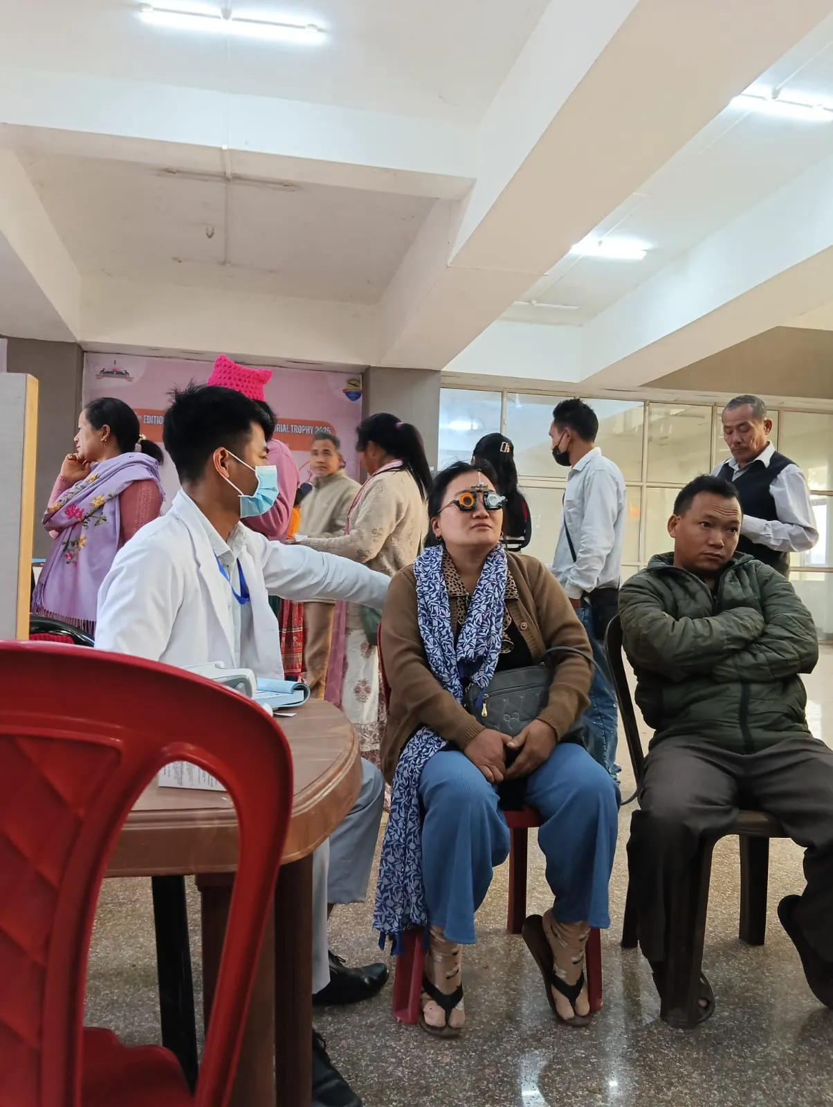 Inauguration ceremony of the Collaborative Eye Camp in Ziro, Arunachal Pradesh.